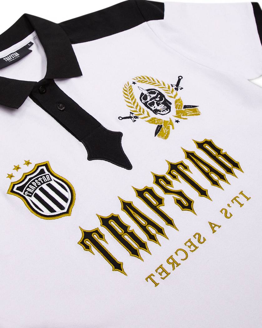 Trapstar Irongate Polo White | TS-65239