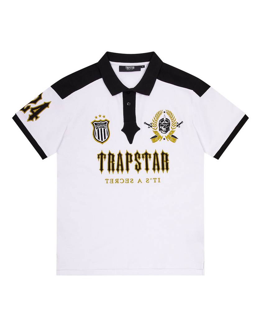 Trapstar Irongate Polo White | TS-65239