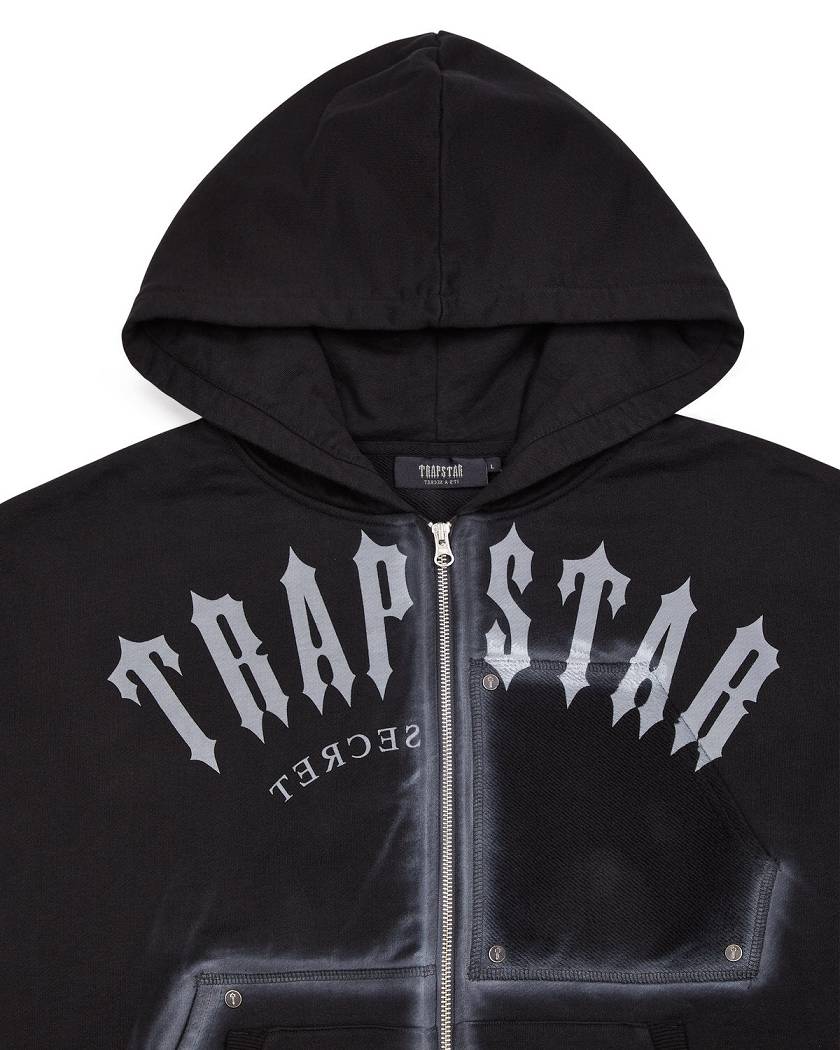 Trapstar Irongate Rivet 2.0 Tracksuit Black | TS-65384
