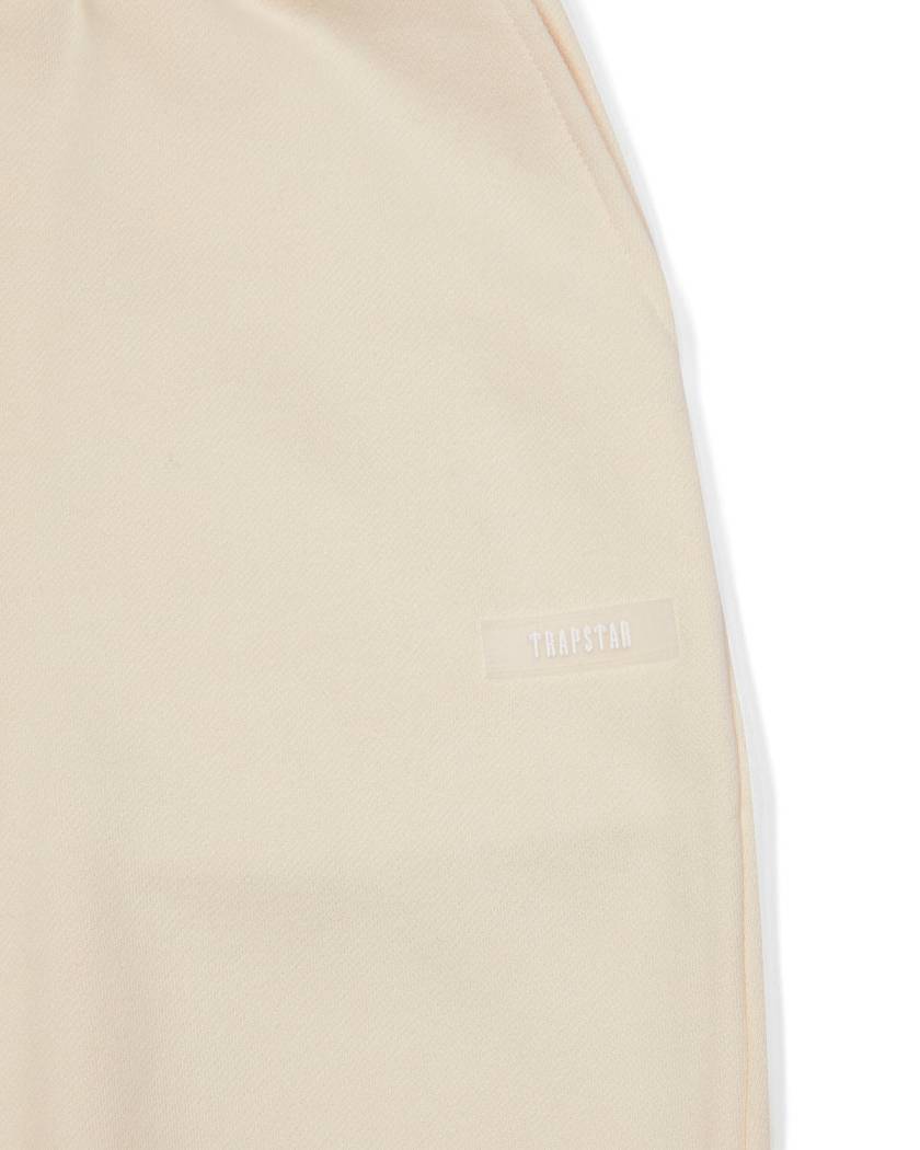 Trapstar Irongate Slim Fit Track Bottoms Off White | TS-65155