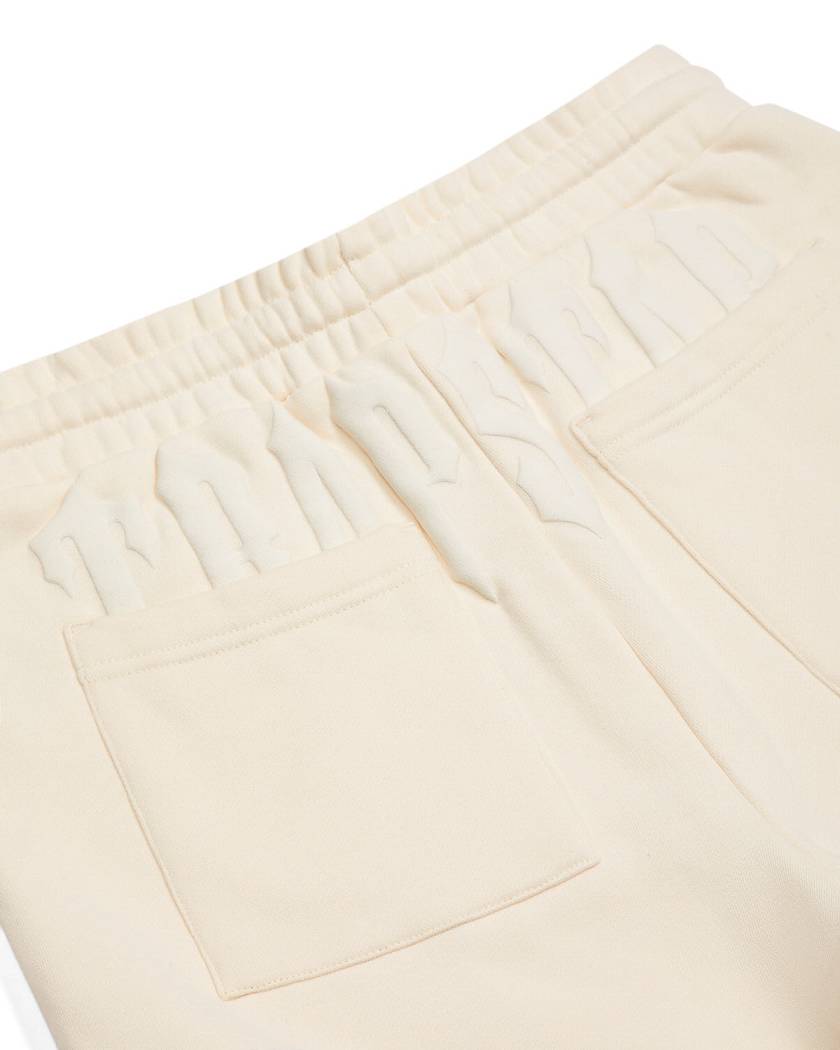 Trapstar Irongate Slim Fit Track Bottoms Off White | TS-65155