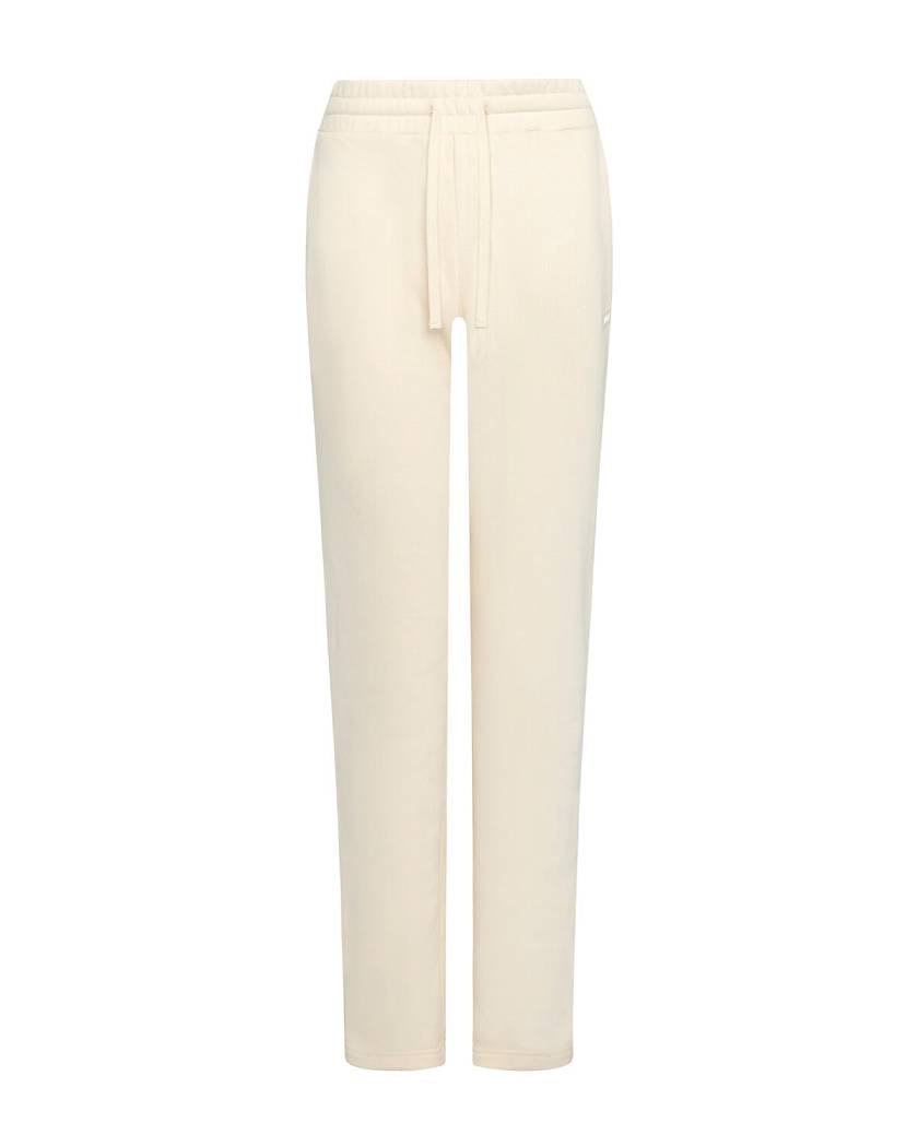 Trapstar Irongate Slim Fit Track Bottoms Off White | TS-65155