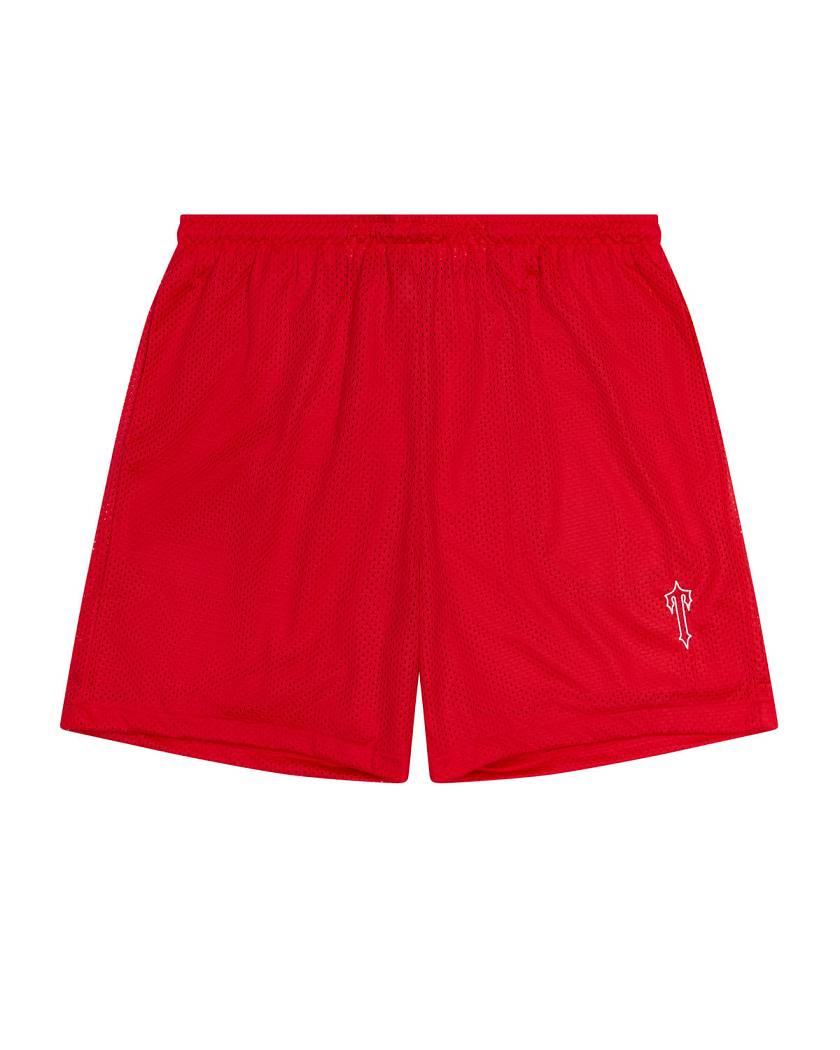 Trapstar Irongate T Basketball Shorts Red | TS-65307