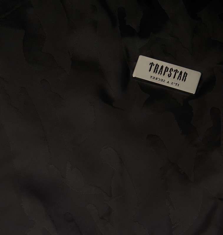Trapstar Irongate T Jacquard Cargos Black | TS-64860