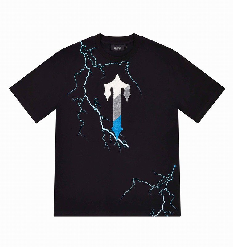 Trapstar Irongate T Lightning Shorts Black | TS-64923
