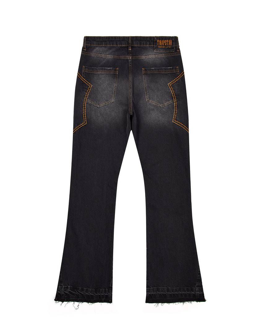Trapstar Irongate T Panel Denim Jeans Sandy Blue | TS-65315