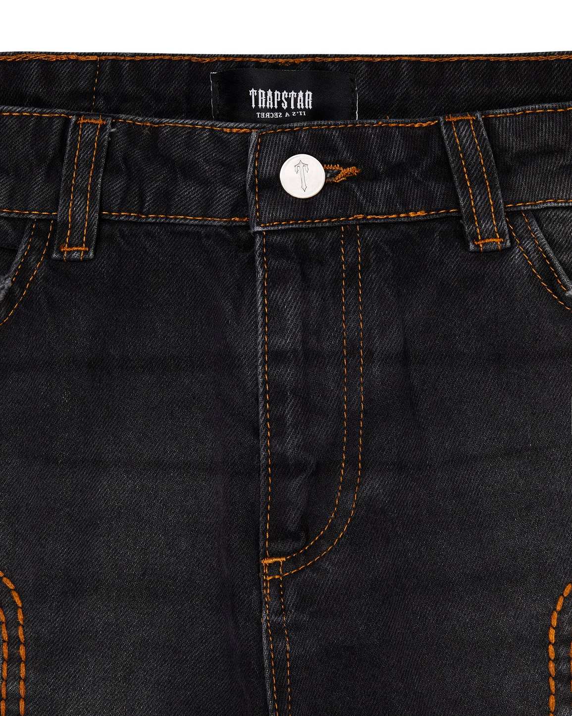 Trapstar Irongate T Panel Denim Jeans Sandy Blue | TS-65315