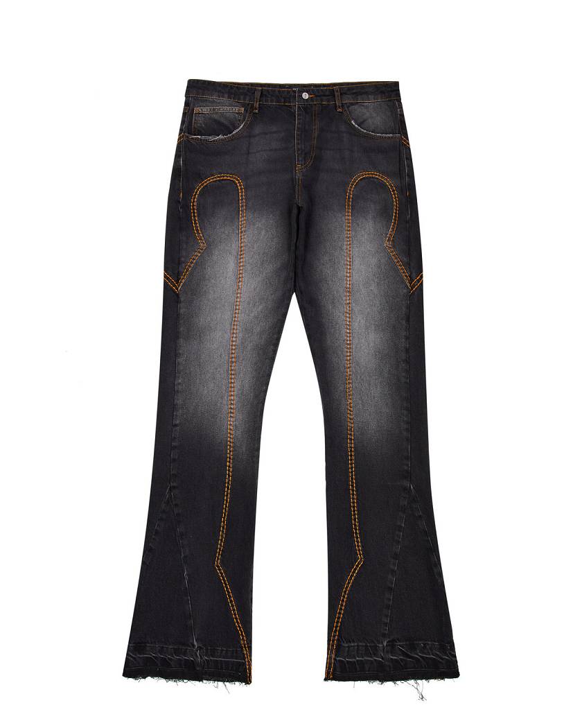 Trapstar Irongate T Panel Denim Jeans Sandy Blue | TS-65315