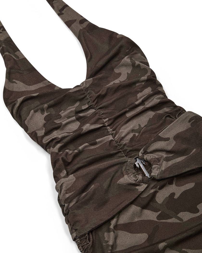 Trapstar Irongate T Womens Dress Brown Camo | TS-65103