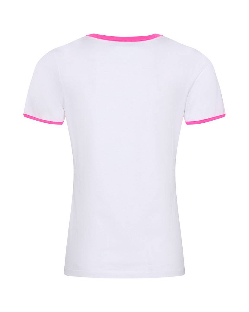 Trapstar Irongate Tee White/Pink | TS-65131