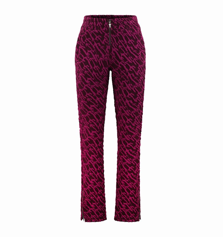 Trapstar Jacquard Fitted Burgundy Pink | TS-64785