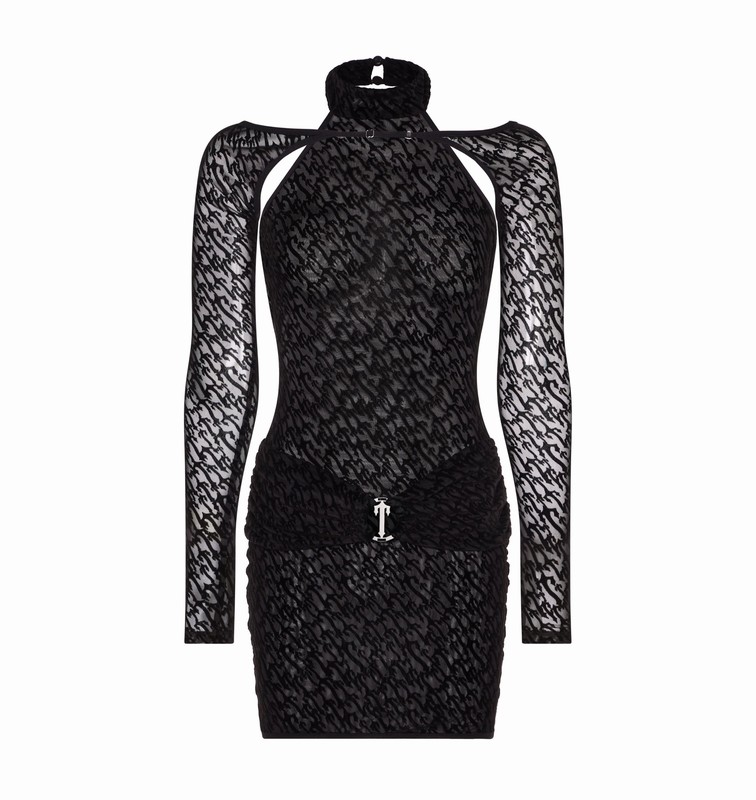 Trapstar Jacquard Mesh Black | TS-64801