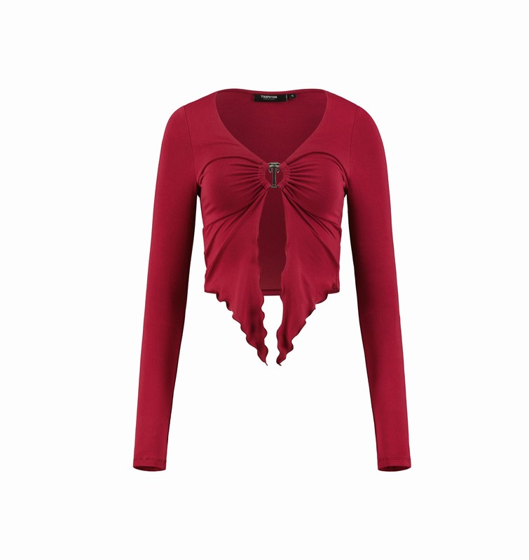 Trapstar Long Sleeve Wing Red | TS-64782