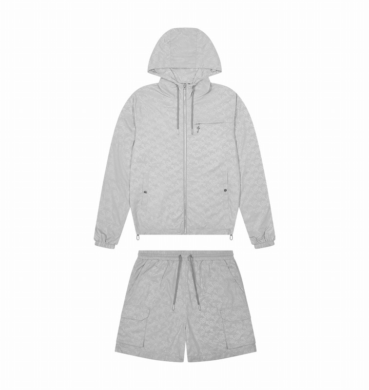 Trapstar Monogram Windbreaker Grey | TS-64898
