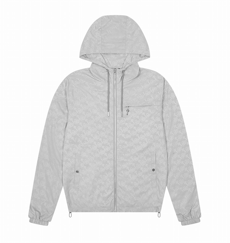 Trapstar Monogram Windbreaker Grey | TS-64898
