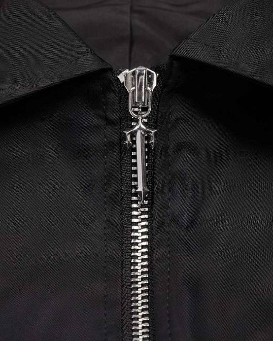 Trapstar Nylon Twill Coach Jacket Black | TS-65461