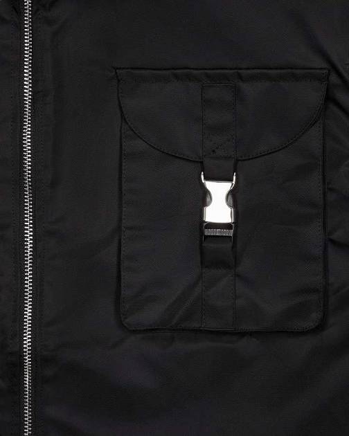 Trapstar Nylon Twill Coach Jacket Black | TS-65461