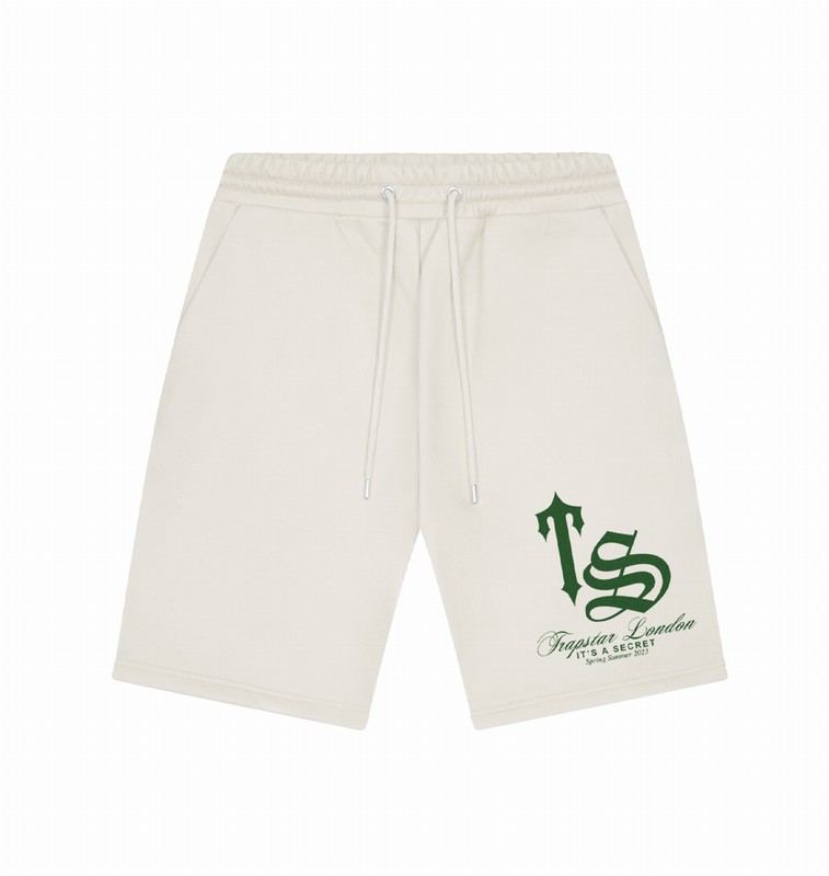 Trapstar Oversized TS Varsity Shorts Green | TS-64913