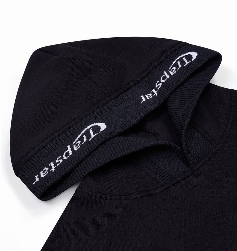 Trapstar *PRE ORDER* Hyperdrive Rib Hoodie Shorts Black | TS-64930