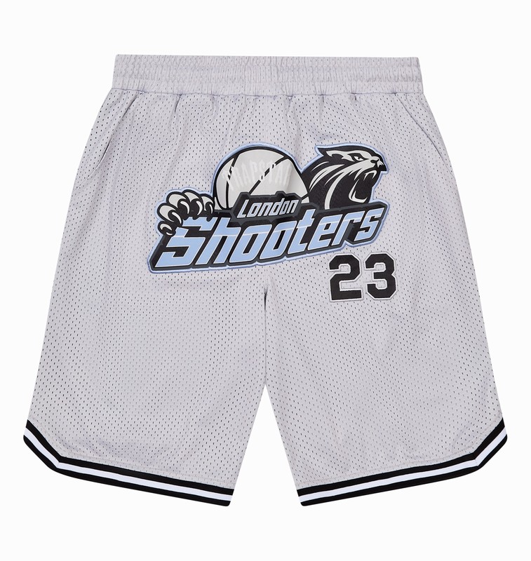 Trapstar *PRE ORDER* Shooters SS23 Basketball Shorts Grey / Blue | TS-64941