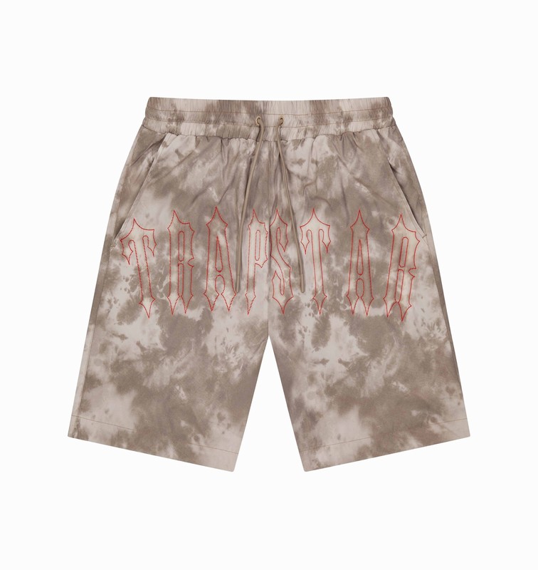 Trapstar Pigment Irongate Shorts Coffee | TS-64917