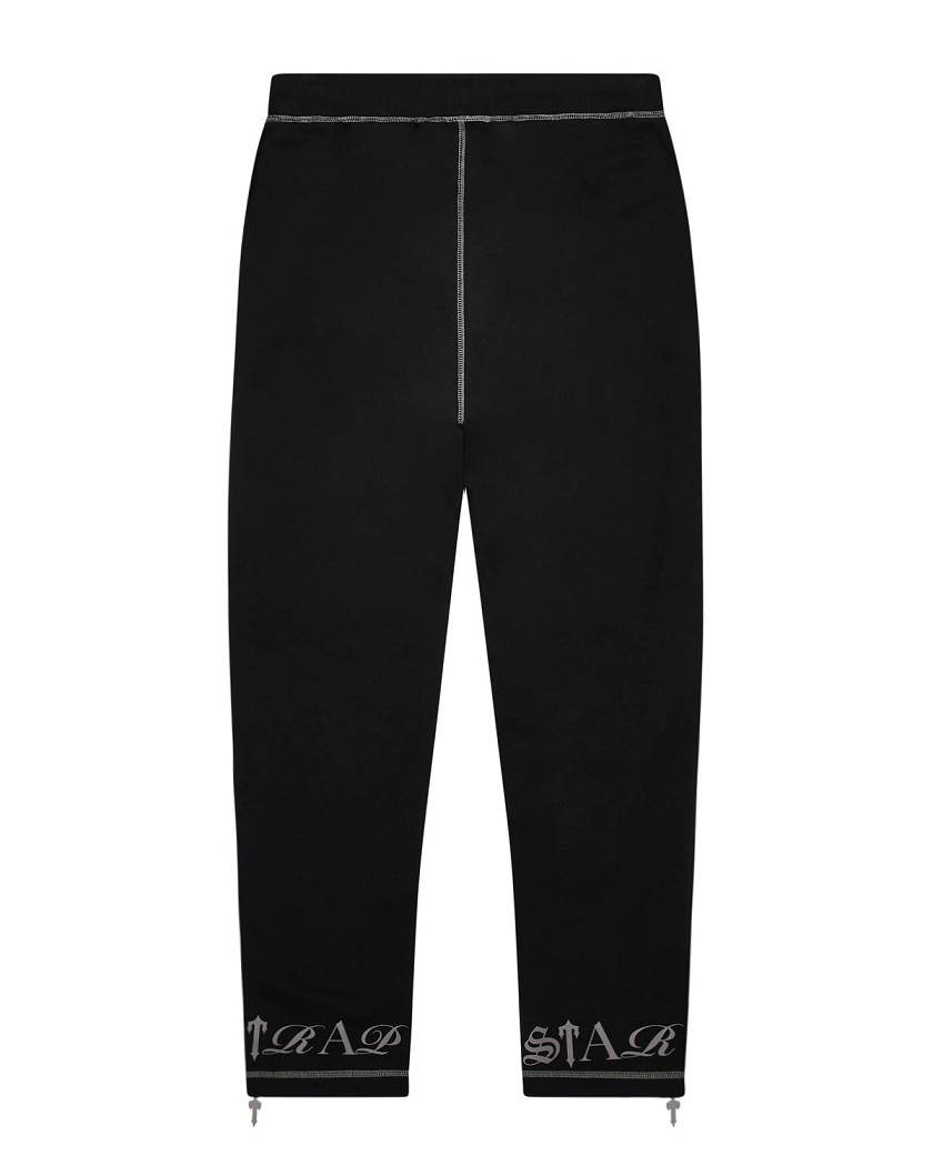 Trapstar Script Bottoms Black | TS-65334