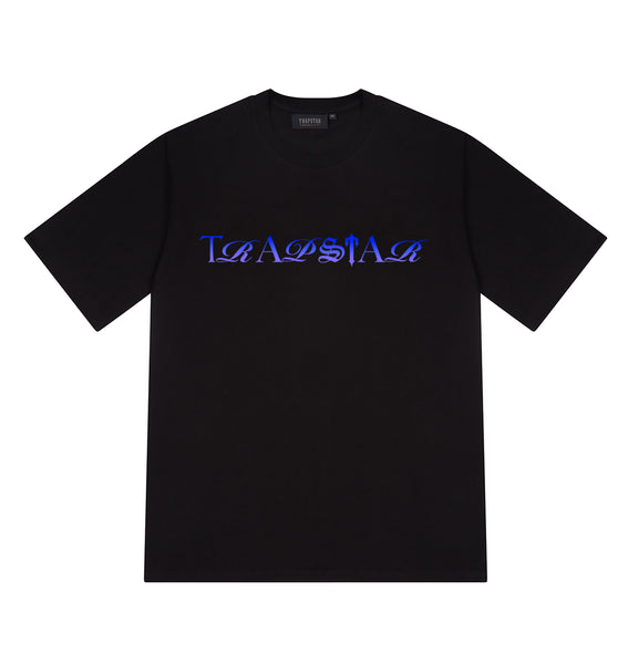 Trapstar Script Fade Black / Blue | TS-65027
