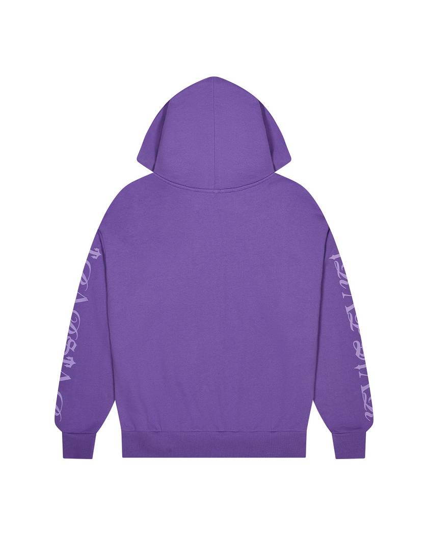 Trapstar Script Hoodie Purple | TS-65345