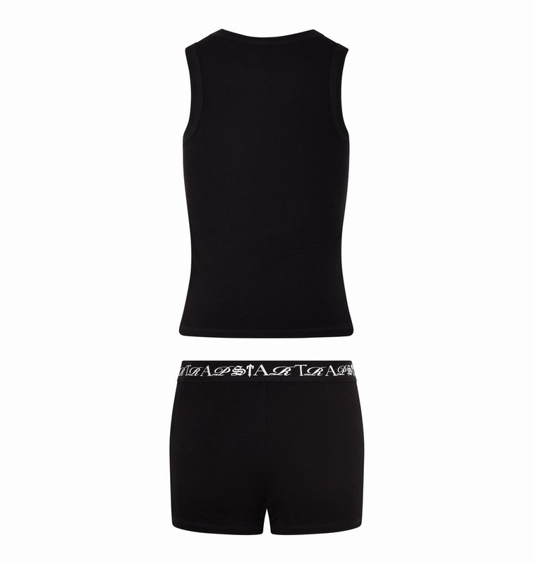 Trapstar Script Racer Black | TS-64813