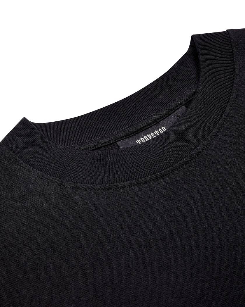 Trapstar Script Tee 2.0 Black/ Diamanté | TS-65247