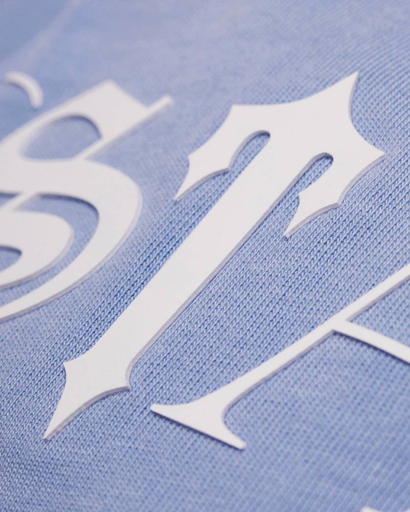 Trapstar Script Tee Cashmere Blue | TS-65249