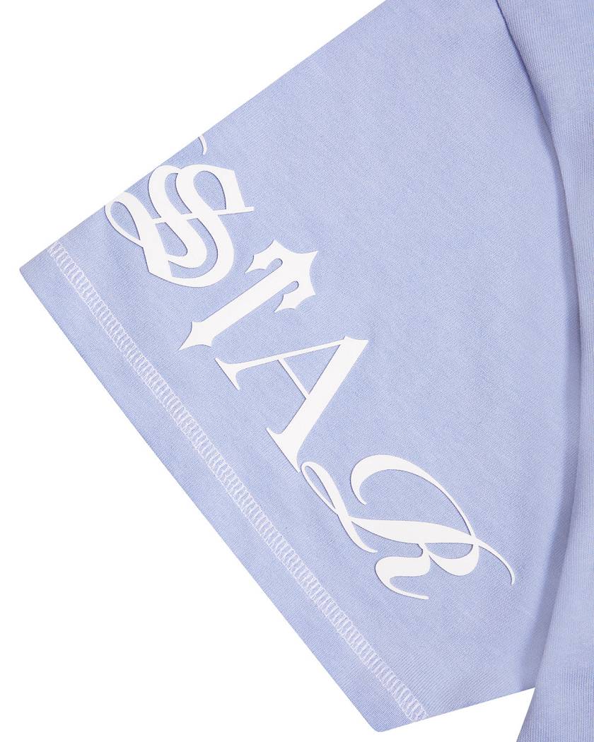 Trapstar Script Tee Cashmere Blue | TS-65249