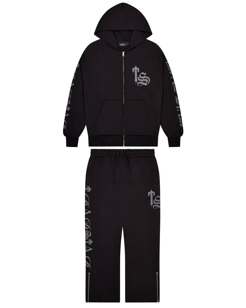 Trapstar Script Tracksuit Black | TS-65378