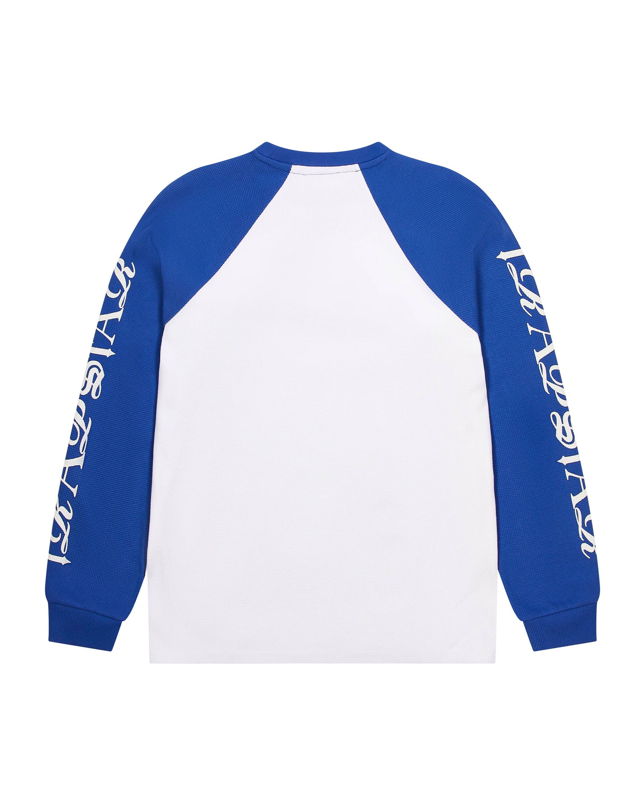 Trapstar Script Waffle LS Top White | TS-65369