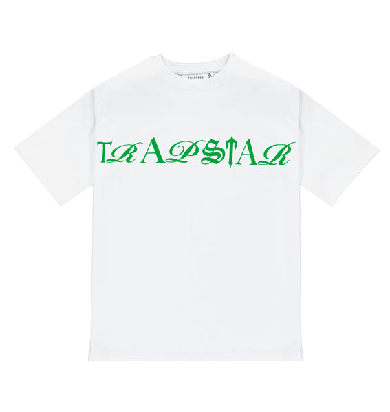Trapstar Script White / Green | TS-64993