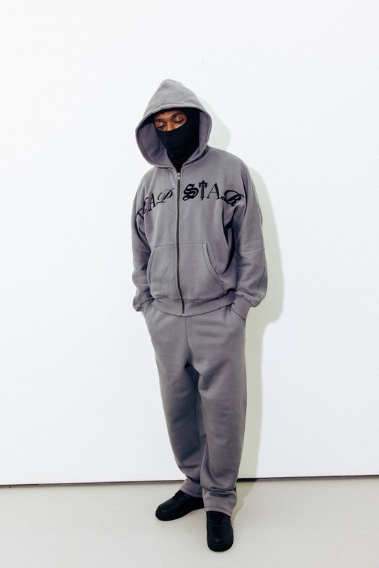 Trapstar Script Zip Grey | TS-64869
