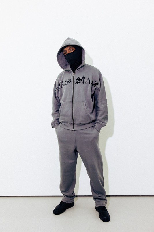 Trapstar Script Zip Grey | TS-64869