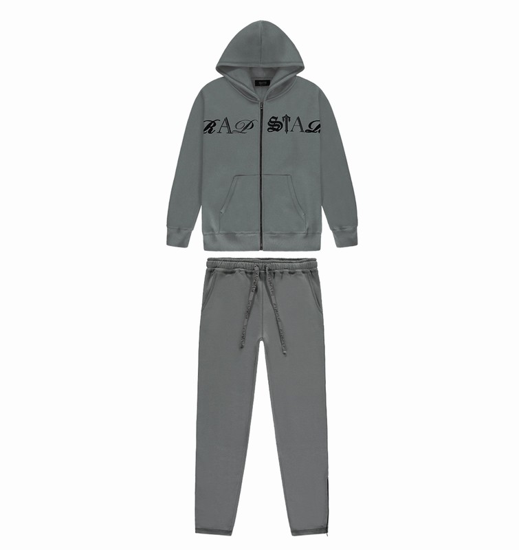 Trapstar Script Zip Grey | TS-64869