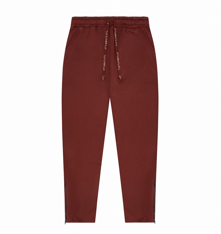 Trapstar Script Zip Through Burgundy | TS-64879