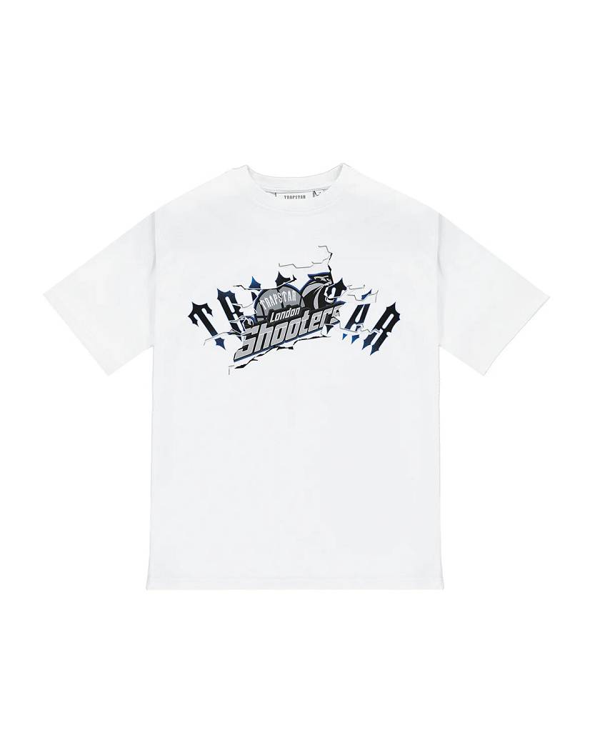 Trapstar Shooters Breakthrough Tee White | TS-65224