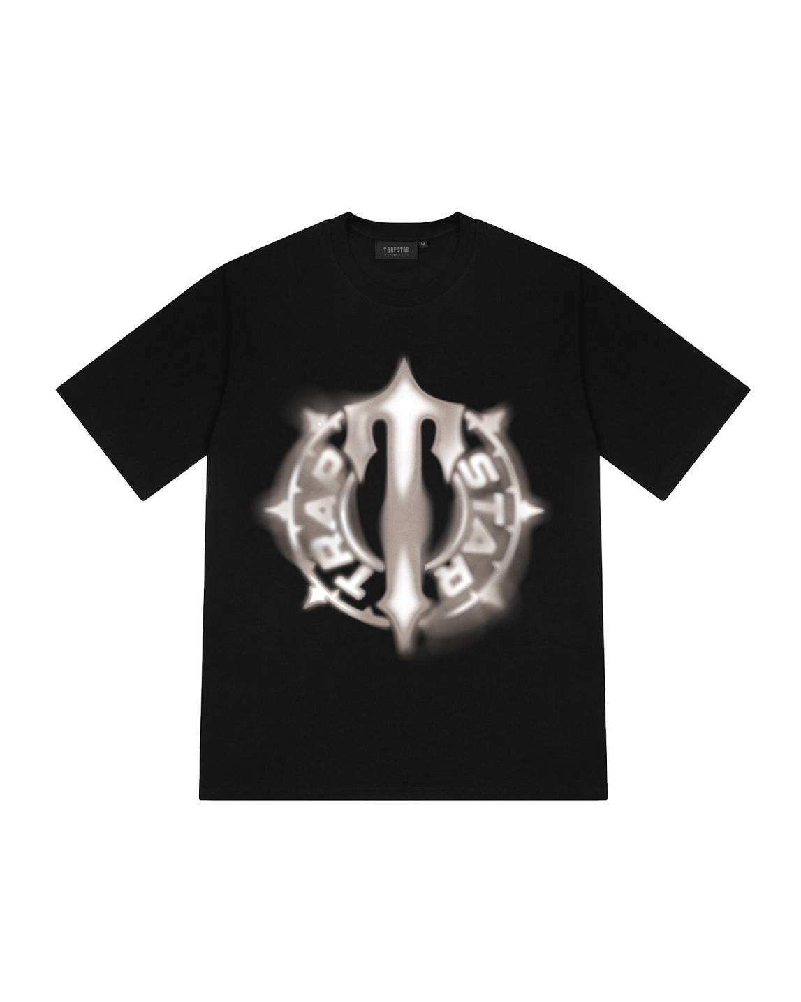 Trapstar Spin Print Tee Black | TS-65210