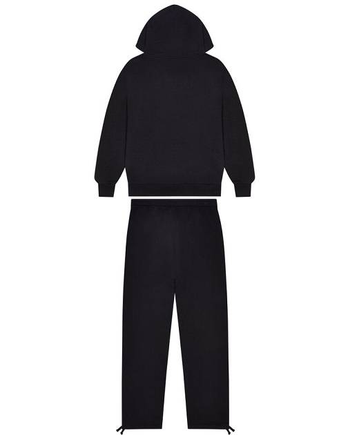 Trapstar TRP Flame Tracksuit Black | TS-65402