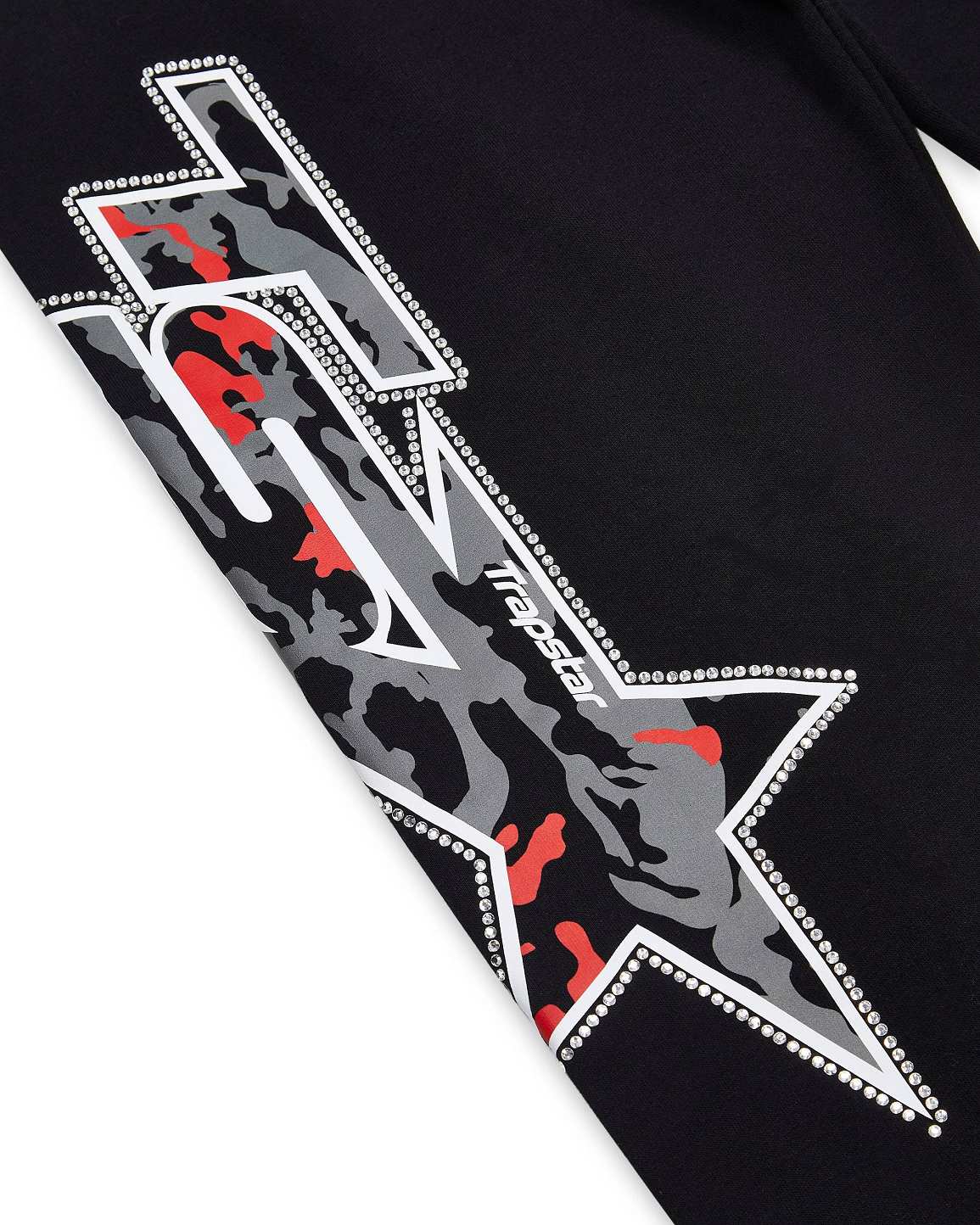 Trapstar TS Star Camo Jogger Black | TS-65322
