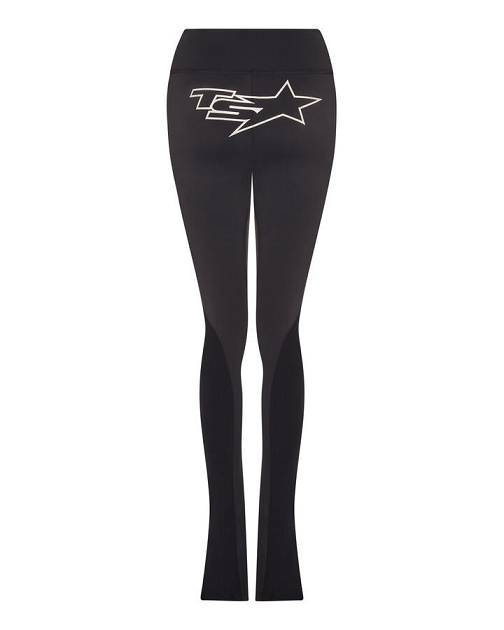 Trapstar TS Star Contour Panel Fitted Trousers Black | TS-65111
