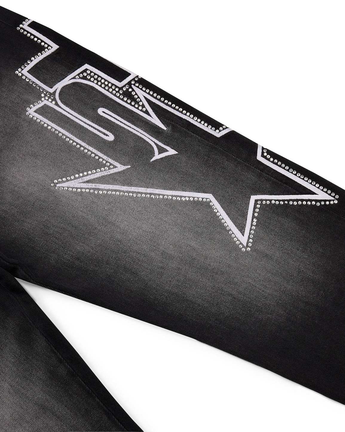 Trapstar TS Star Diamante Jeans Black | TS-65313