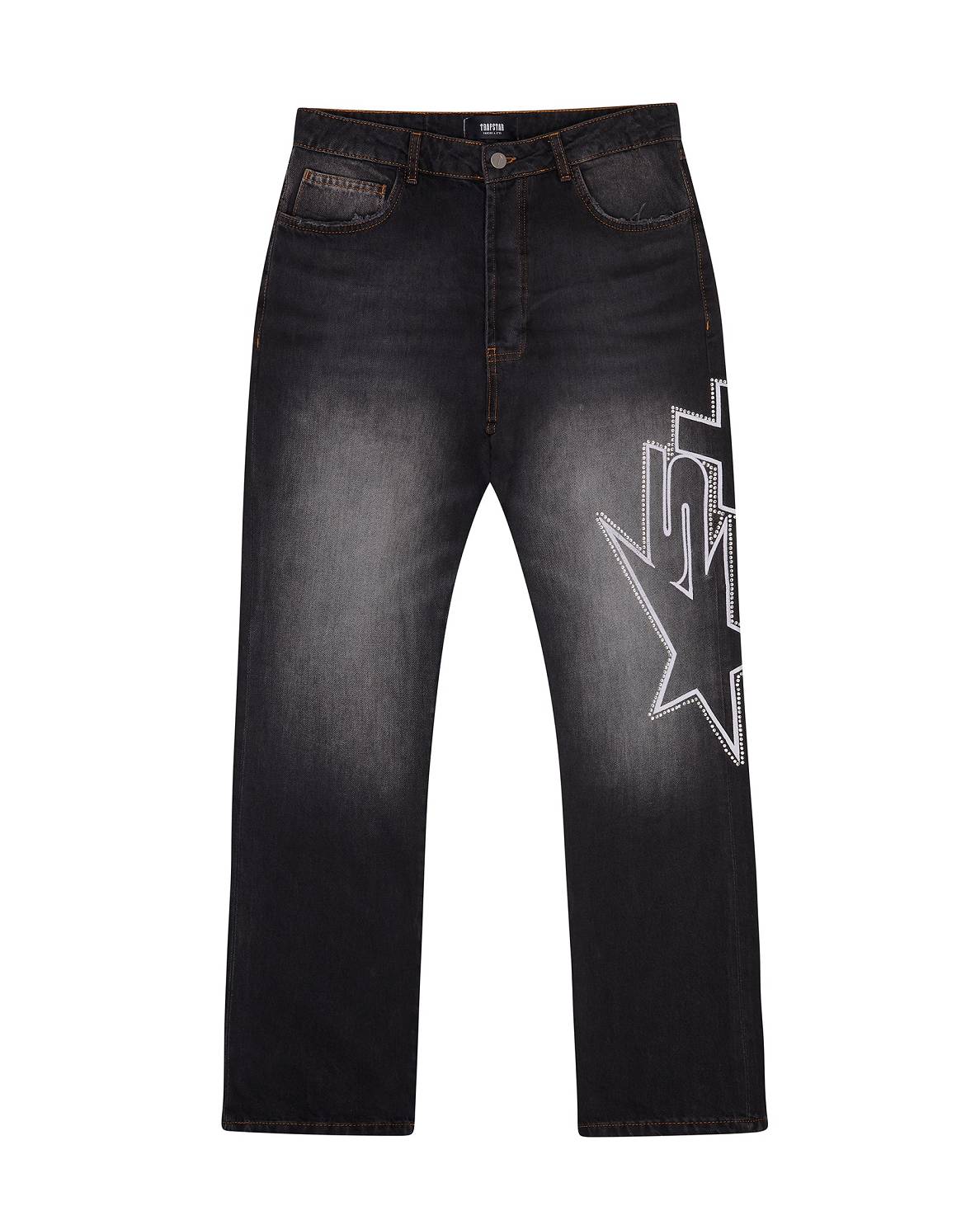 Trapstar TS Star Diamante Jeans Black | TS-65313