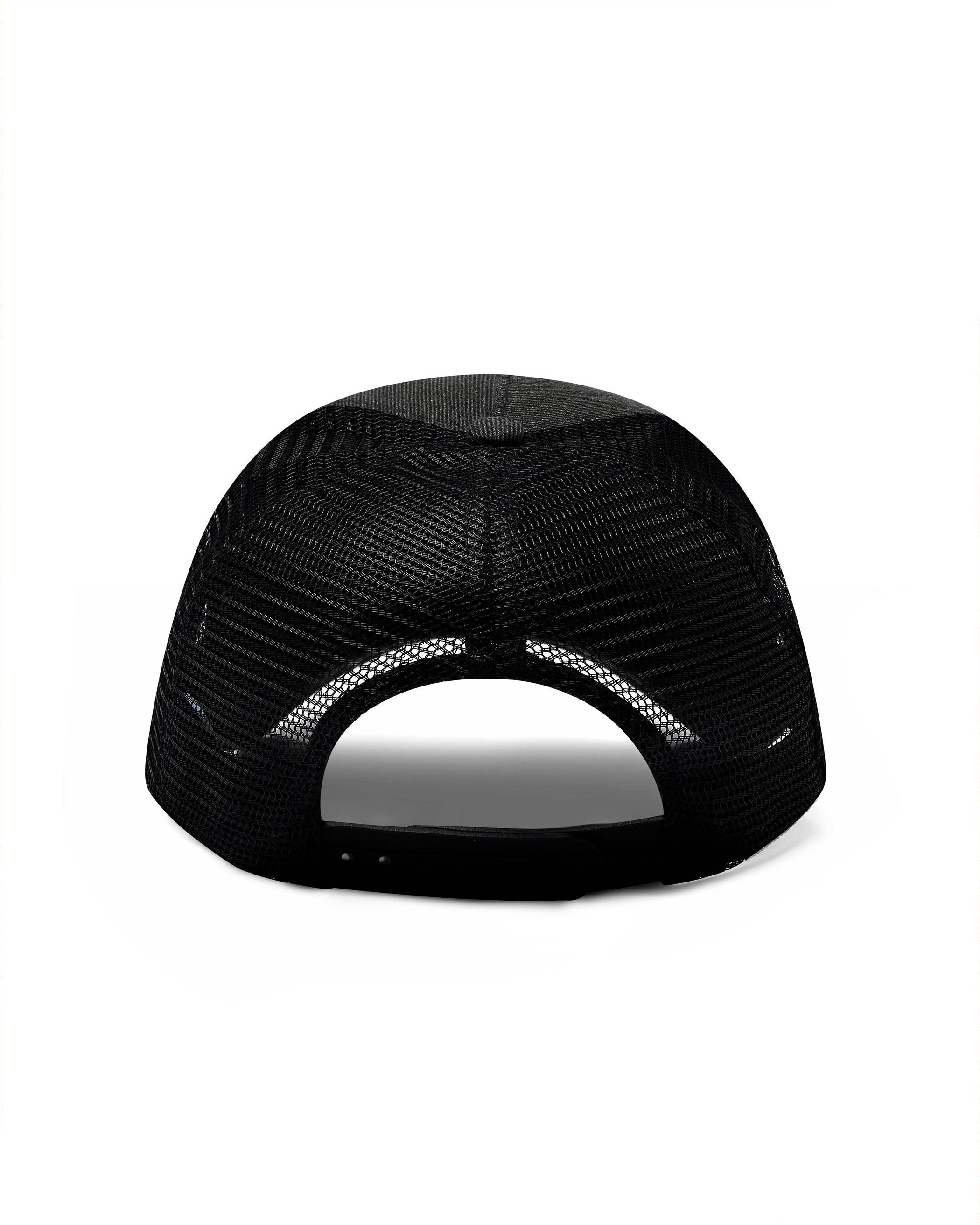 Trapstar TS Star Diamante Trucker Washed Black | TS-65062