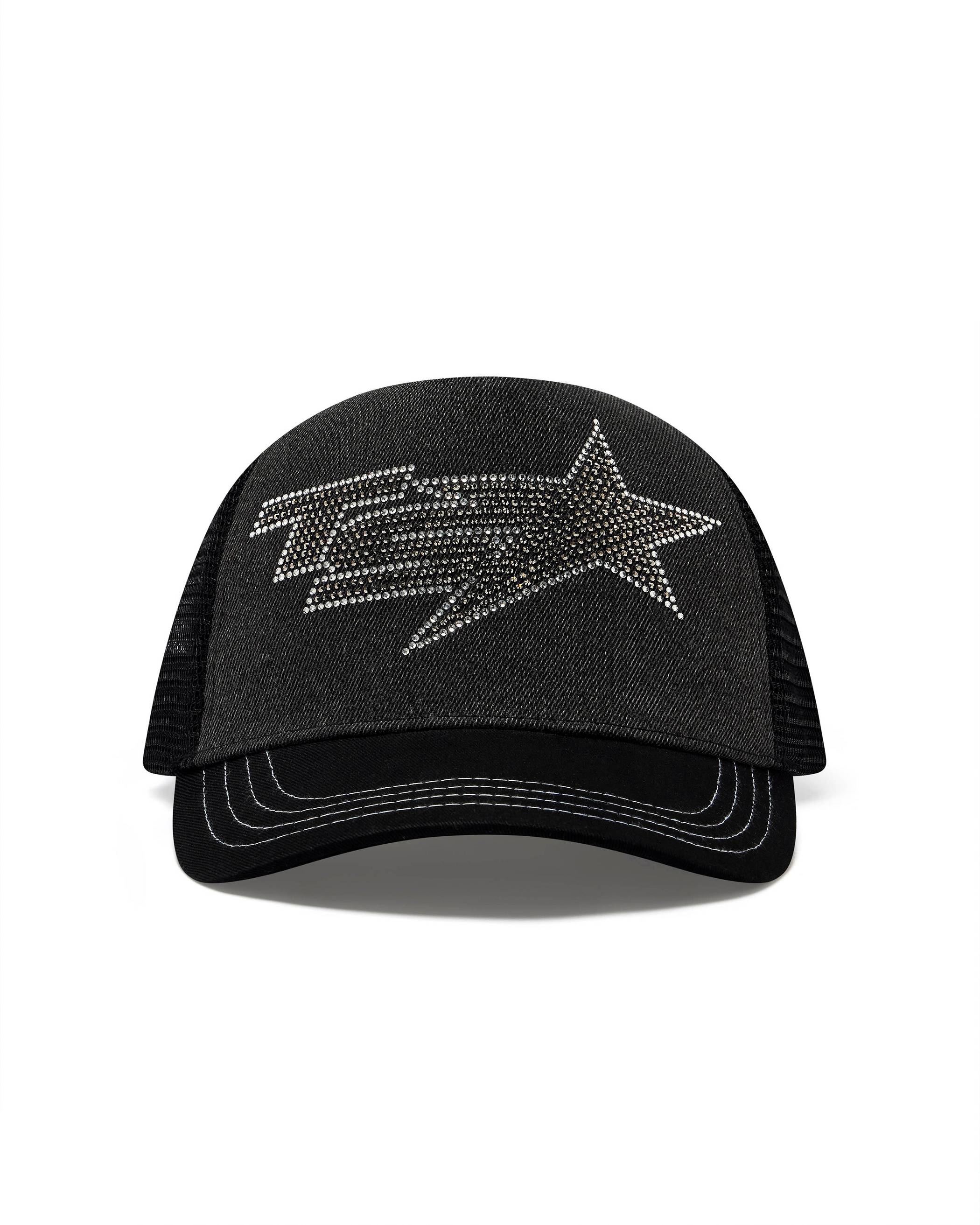 Trapstar TS Star Diamante Trucker Washed Black | TS-65062
