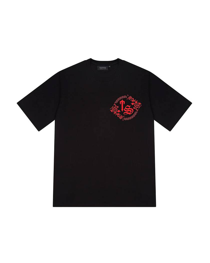 Trapstar TS Varsity Tee Black | TS-65259