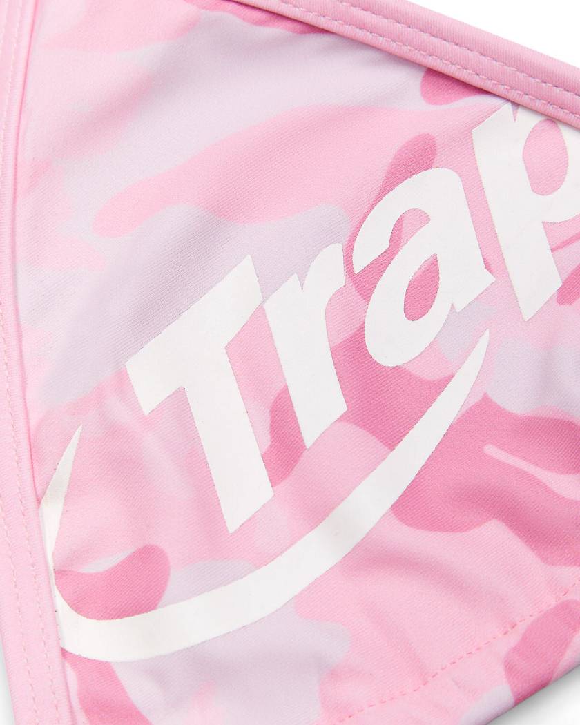 Trapstar Womens Hyperdrive Bikini Tie Side Bottoms Pink | TS-65093